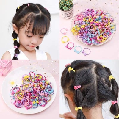 儿童头饰女童发饰扎头发饰品公主小橡皮筋宝宝头绳发圈不伤发发63
