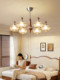 French-Style Mid-Century Bedroom Chandelier 2026 New American Retro High-End Atmospheric Master Bedroom Room Lamp Zhongshan Lighting Fixtures