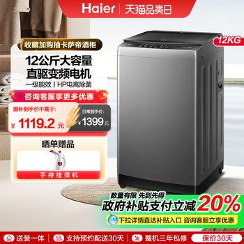 Haier Fully Automatic 12kg Pulsator Washing Machine Large Capacity Household Direct Drive Inverter Bxqb120-Bz6088