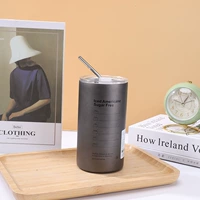 [Food Grade] 600 мл серого*крышка+соломка