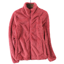Fall and Winter Outdoor Rocket Fitting Woman thickens Warm Men-Li-collar Coral Velvet Captain Cover