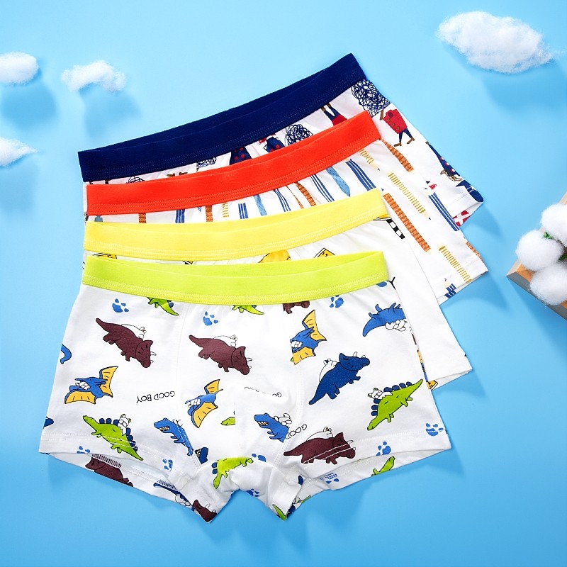 The paper-like T163 boy's four-corner underpants paper sample of the meat