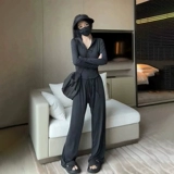 Одежда для защиты от солнца, летний шелковый комплект, корсет, куртка для йоги, облегающий крой, в обтяжку