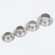 Support high foot curtain seat support hardware stainless steel flange seat rod rack tube base wardrobe rod wardrobe rod joint