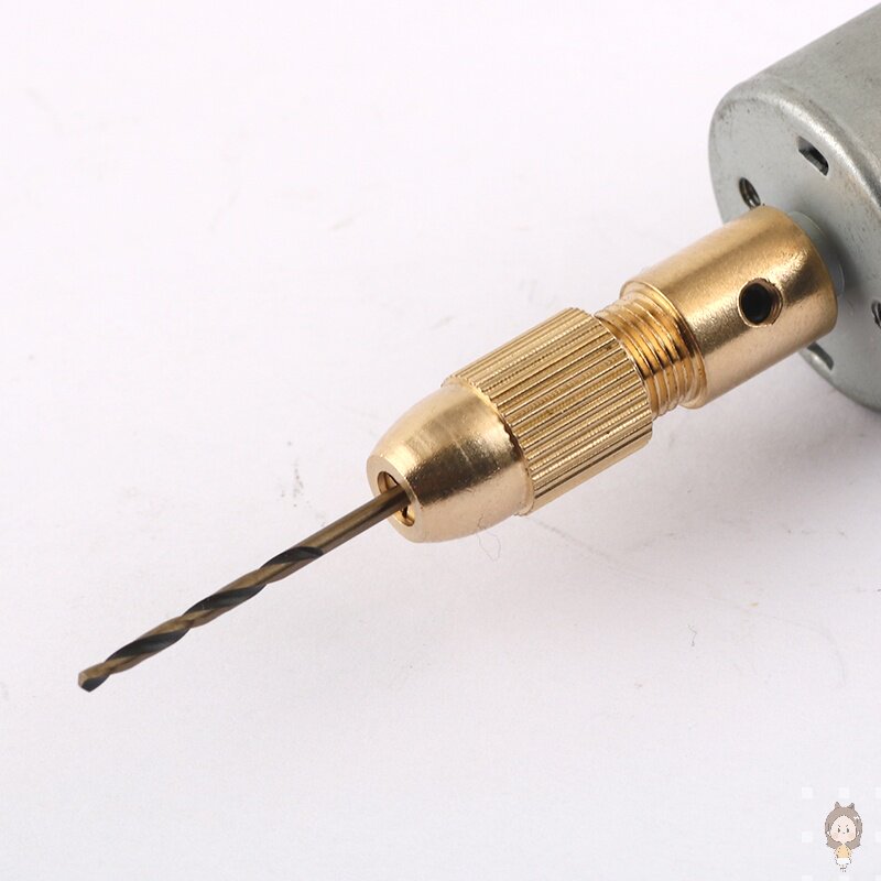 Electric grinding chuck connecting rod flashlight mini simple accessories universal motor brass sandwich small electric drill chuck