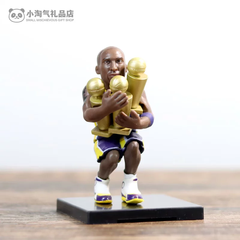 Подарок на день рождения мальчикам в виде баскетболиста Kobe Bryant с ручной обработкой, декорация для торта, настольная автомобильная доставка, маленькое украшение