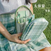 High-value pencil case transparent ins Japanese large-capacity junior high school dont touch my student Internet celebrity creation 1