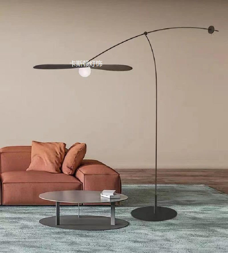 Nordic Modern Art Designer Living Room Sofa Next to Bookroom Lighting Creative Decoration Room Fishing Lamp