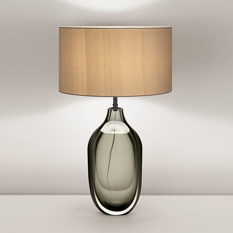 Light luxury decorative table lamp bedroom bedside lamp modern minimalist living room colored glass creative personality lamps net red