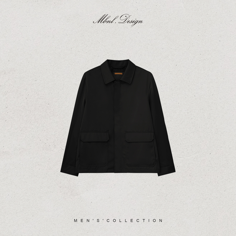 Mbnl-F Qin Lei Men's Clothing「Jeni.Ch」Silk Spun Sheepskin Patchwork Light Luxury Jacket Ll-Wwt0215 Mbnl-F Qin Lei Men's Clothing「Jeni.Ch」Silk Spun Sheepskin Patchwork Light Luxury Jacket Ll-Wwt0215