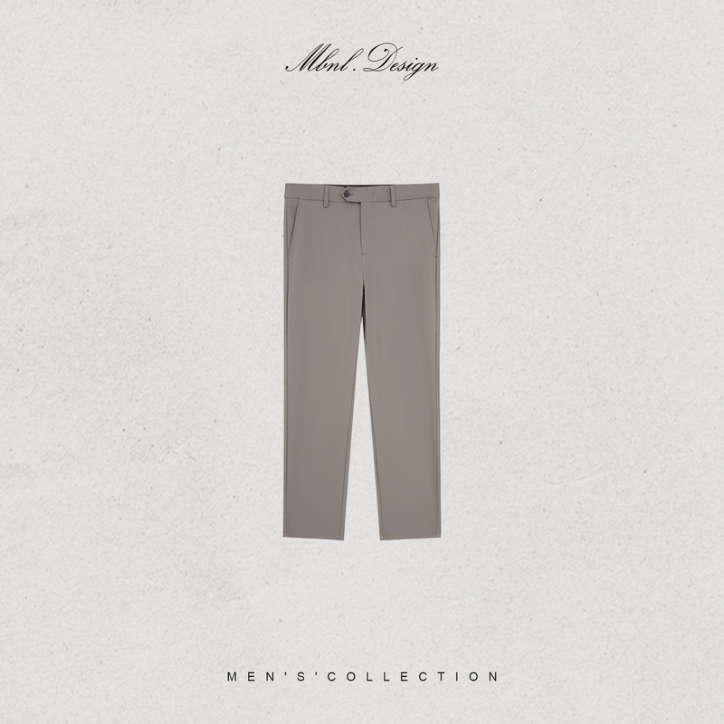 Mbnl-F Qin Lei Men's Clothing「Myrrh」High Elasticity Custom Spun Fine Matte Texture Casual Pants Ll-Wskz2107