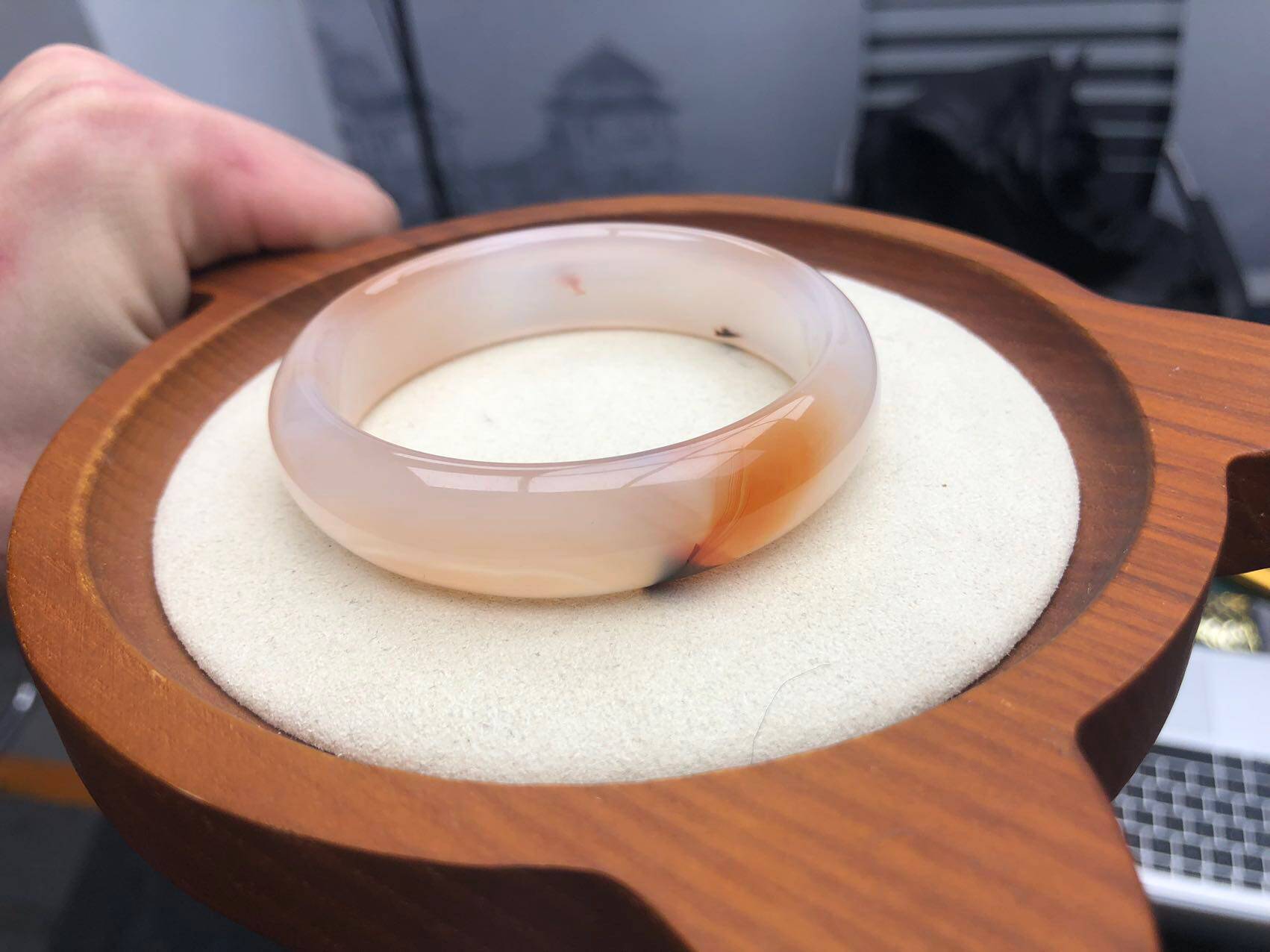 THEROYALQUEEN Royal Queen Naturally High Ice Yuzuo Manau Bracelet Violet Tone