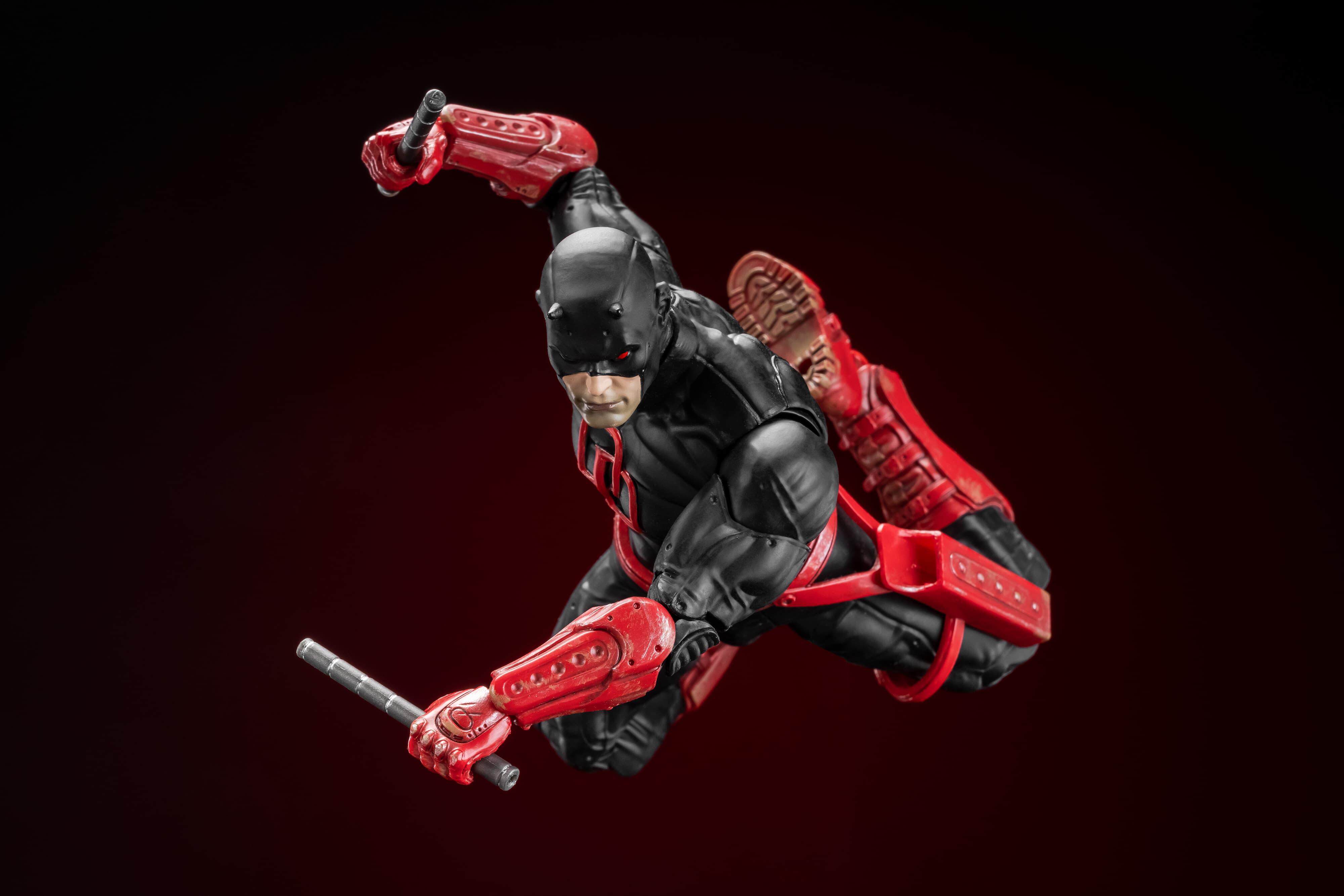 2025NEW FLEFTOYS 1/10 Daredevil Matt Murdock Action Figure Black