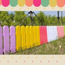 Plastic Fencing Puppy Piece Fence Kindergarten Color Children Pet Rabbit Decorated White Garden Fence Guard Rail