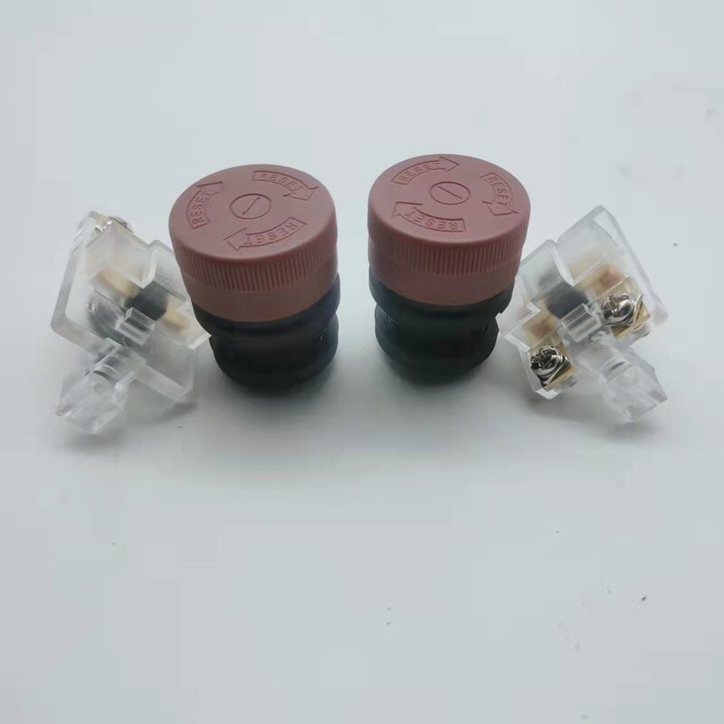 High-Quality Driving Switch Rotating Multi-Function Handle Button Electric Hoist Single Emergency Stop Button with Base
