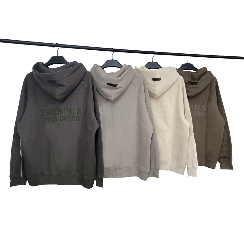 In-Stock Fog Multi-Line Essentials Season 8 Back-Panel Fleece Zipper Jacket Hoodie Unisex Trendy