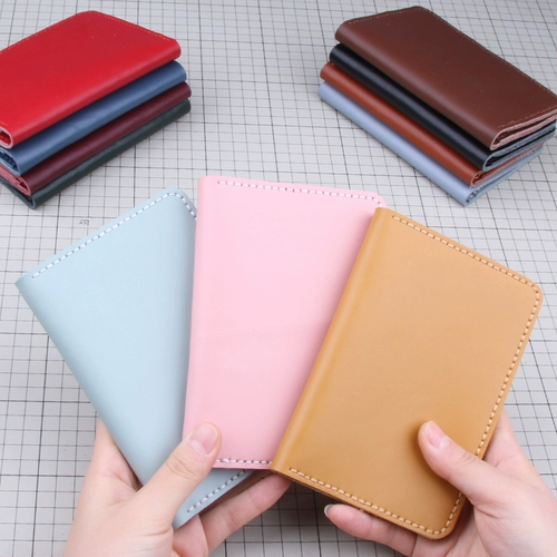 Чехол для паспорта для путешествий, универсальный набор материалов, картхолдер, сумка-органайзер, бумажник, из натуральной кожи, «сделай сам»