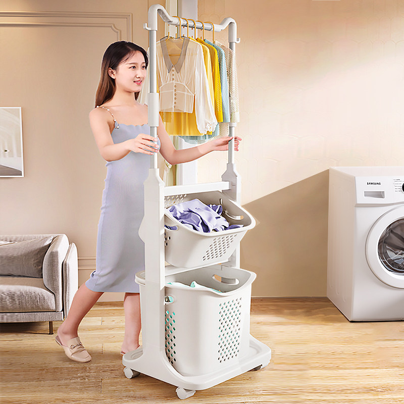 Dirty Laundry Basket Clothes Containing basket Toilet Laundry Basket Bathroom clothes Shenzer Home Bucket Basket Clothing Racks-Taobao