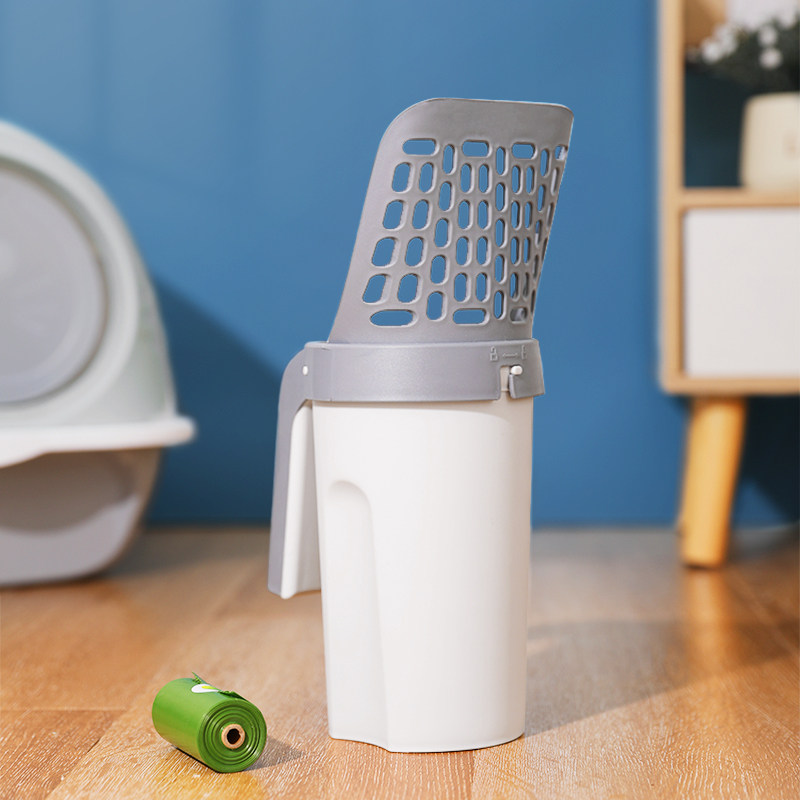 Fine Hole Cat Sand Shovel Large Number Integrated Cat Shoveling Shoveling Shofu Shofu Sand Shoveling Shit God Instrumental Kittens cleaning tool