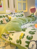 Catman Milk Velvet Bedding Four-Piece Set 2025 New Winter Fleece Coral Fleece Bed Sheet Duvet Cover Bedding Set
