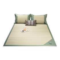 Straw mat summer mat childrens rattan mat natural old-fashioned rush reed mat student dormitory folding mat home