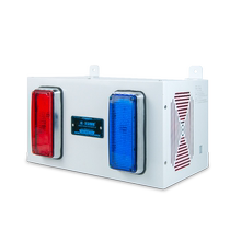 TGSG-O71 multi-directional sound and light alarm red and blue strobe 350W high power 130 decibel alarm horn 220v