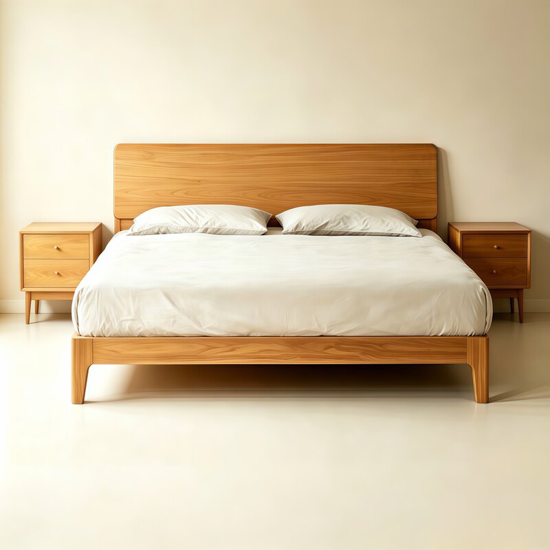 Burma Wawcheng Teak Double Bed Modern Minimalist Master Bedroom Solid Wood Bed Bedroom Furniture Solid Wood Bed Single Bed Wedding Bed Burma Wawcheng Teak Double Bed Modern Minimalist Master Bedroom Solid Wood Bed Bedroom Furniture Solid Wood Bed Single Bed Wedding Bed