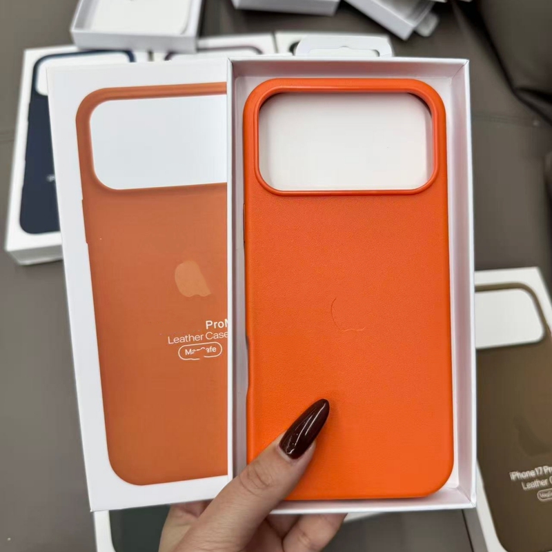 [Huaqiangbei Top Quality] with Ic Animation Pop-Up Window 17 Promax Magnetic Leather Phone Case 16Pro High-End Simple Protective Cover