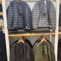 2023 New Portable Thin Down Jacket Mens V-neck Warm Large Size Liner Round Neck Short Lightweight Liner Jacket