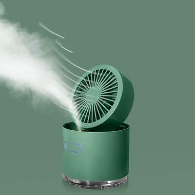 充电小风扇喷雾制冷补水学生宿舍家用静音手持迷你小型电风扇