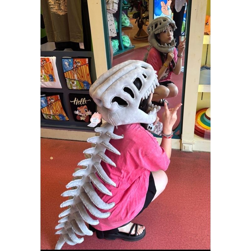 Halloween Dinosaur Skeleton Model Headgear Mask Cosplay Decorative Props Kidsren and Adults Costume Halloween Dinosaur Skeleton Model Headgear Mask Cosplay Decorative Props Kidsren and Adults Costume