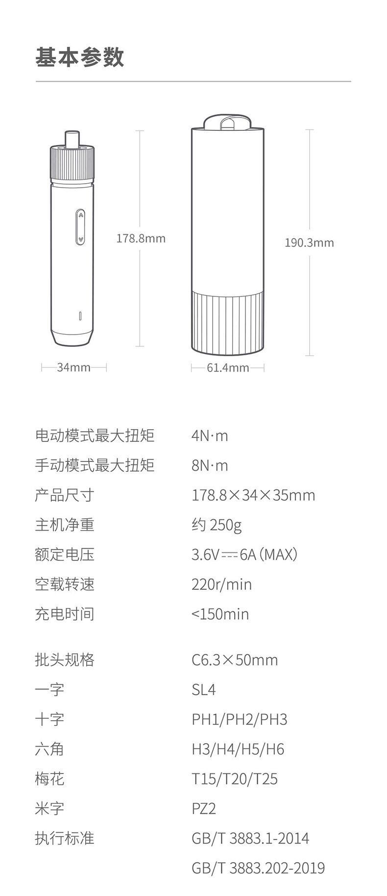 小米生态链 小猴工具 充电式电动螺丝刀 含12枚S2钢批头 券后151.1元包邮 买手党-买手聚集的地方