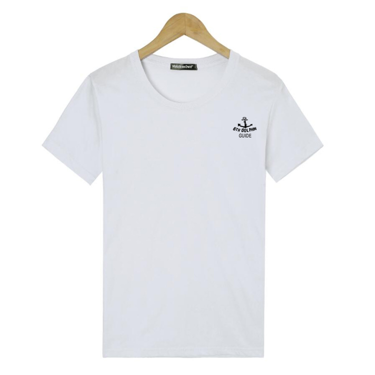 Mùa hè mới áo thun ngắn tay Slim nam cổ tròn cotton giản dị chạm đáy áo màu rắn nửa tay áo size lớn áo thun thể thao thủy triều áo thun nike