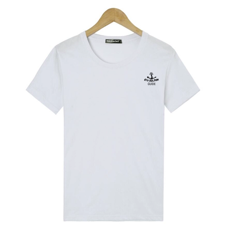 Mùa hè mới áo thun ngắn tay Slim nam cổ tròn cotton giản dị chạm đáy áo màu rắn nửa tay áo size lớn áo thun thể thao thủy triều áo thun burberry