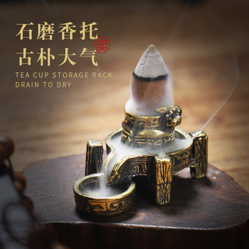 Brass stone to run reversed aroma oven, sandalwood aroma lavender office