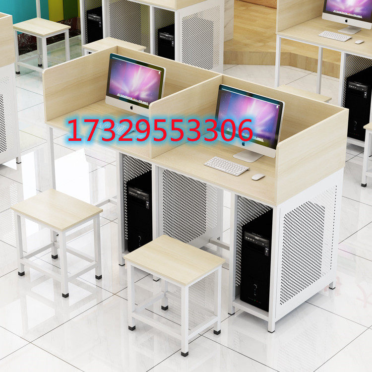 Modern examination screen table school double computer room table computer room table single training computer table screen study table