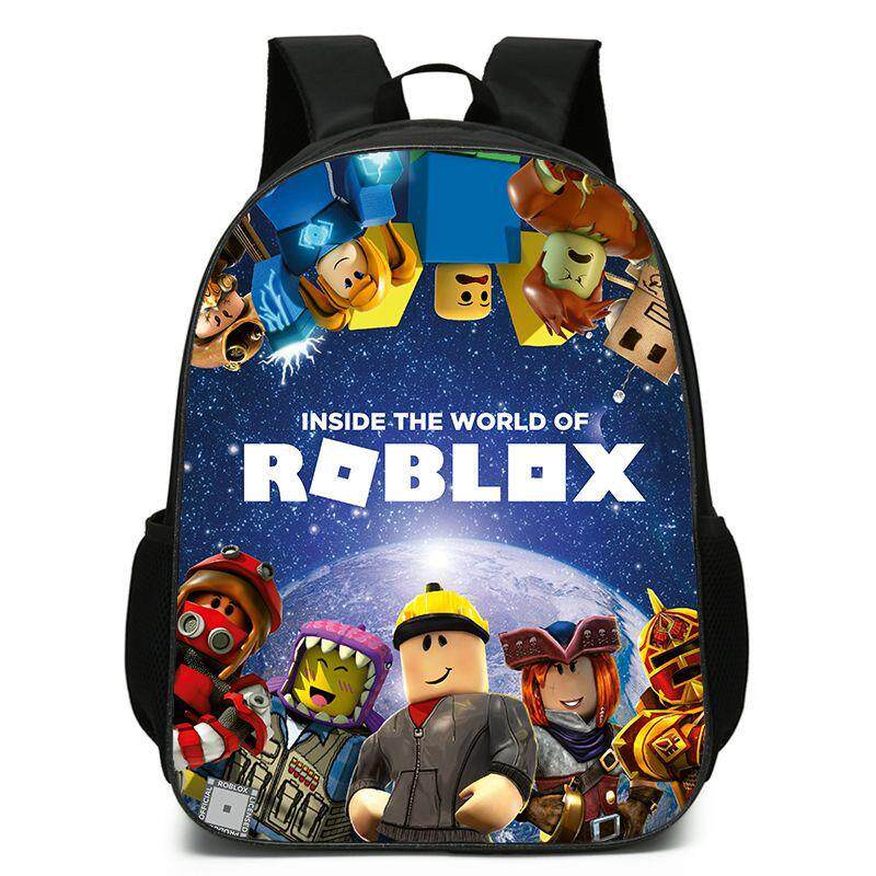 товар из китая roblox学生书包背包周边双肩包旅游笔袋挎包三件套backpack背包潮