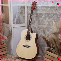 Single Board Folk Guitar Beginner beginner student teenage girls new hand introductory practice Adult wood guitar 38 inch 41 inch