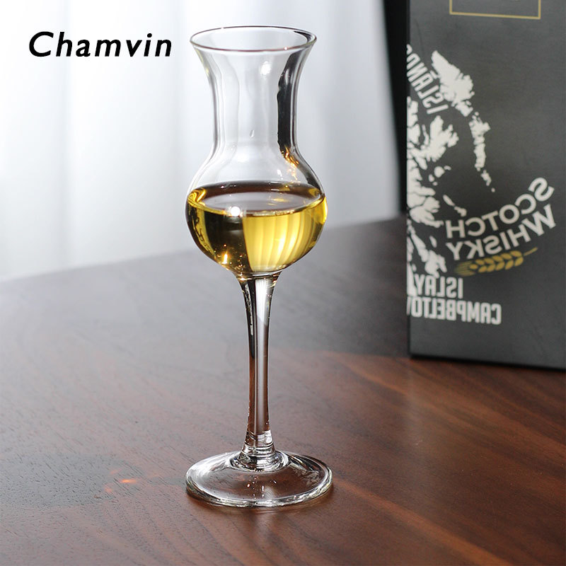 Chamvin Scent Tasting Glass, Scottish Lowland Exclusive Whiskey Glass, Tasting Glass, Whiskey Glass, Tall Stem