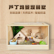 Rutin chicken breeding box pet insulation box ornamental cage box temperature control wooden box wooden house cabinet box full set of incubator box