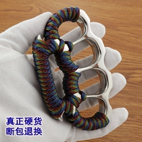 Refers to the tiger four -finger gloves legally broken window weapon, hand support sub -ring, fiber fiber fist fist defense wolf defense self -defense self -defense