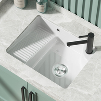 Balcony ceramic washing basin rubber plate deepening washing basin large sink sink basin washing sink