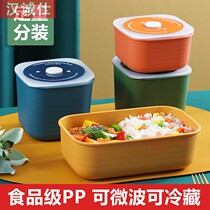 German Microwave Oven Heating Special Lunch Box Office Worker Preservation Box Food Grade Fruit Lunch Box Sealed Box Containing