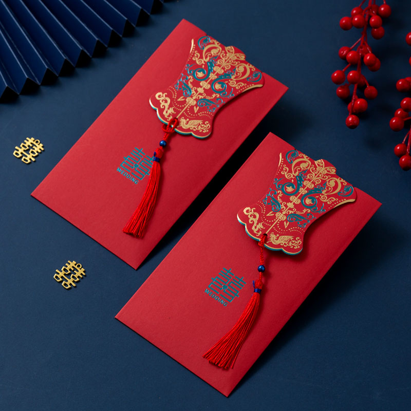 Wedding invitation 2021 wedding invitation high-end creative wedding invitation Chinese style invitation high-end printing custom