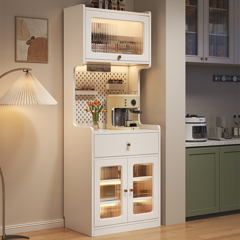 Practical Wooden Sideboard Integrated Wall-Mounted High Cabinet Modern Minimalist Living Room Cupboard Kitchen Tea Storage Cabinet 2025 New Practical Wooden Sideboard Integrated Wall-Mounted High Cabinet Modern Minimalist Living Room Cupboard Kitchen Tea Storage Cabinet 2025 New