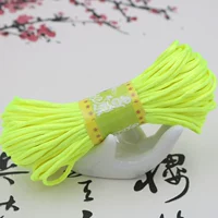 № 5 Флуоресцентные желтые приблизительно 20 метров/галстук 10 и получить 20 кусочков цветных бусин 20