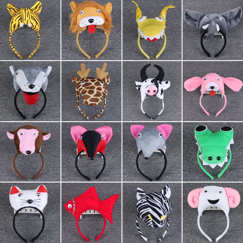 Children's Day performance hair hoop headdress hairpin bird chick calf pig performance decoration performance props dress up