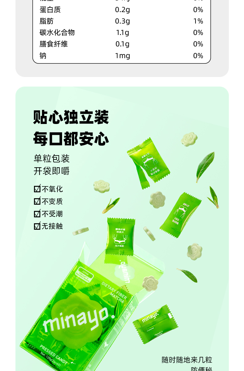 【薇娅力荐】minayo蠕动膳食纤维片