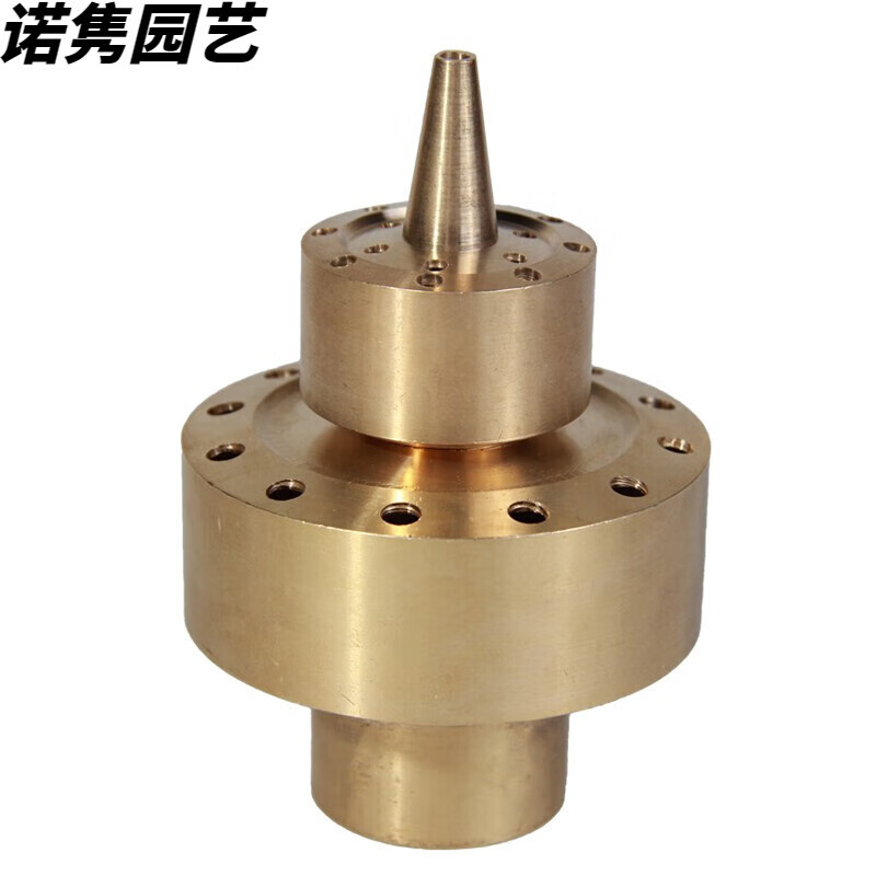One inch-two-inch full copper double-decker shower nozzle pool patio Courtyard Rocky Triple Flower Square Fountain Nozzle Landscape 1-Taobao