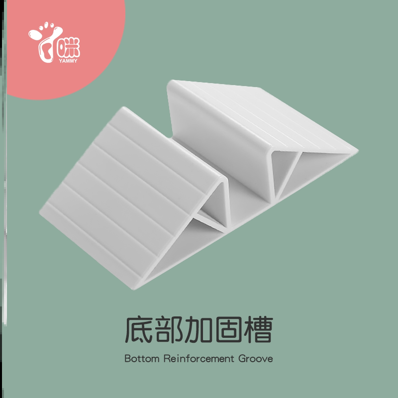 Bottom reinforced groove baby stair guardrail child safety fence protective railing pet isolation door rail 6 4cm